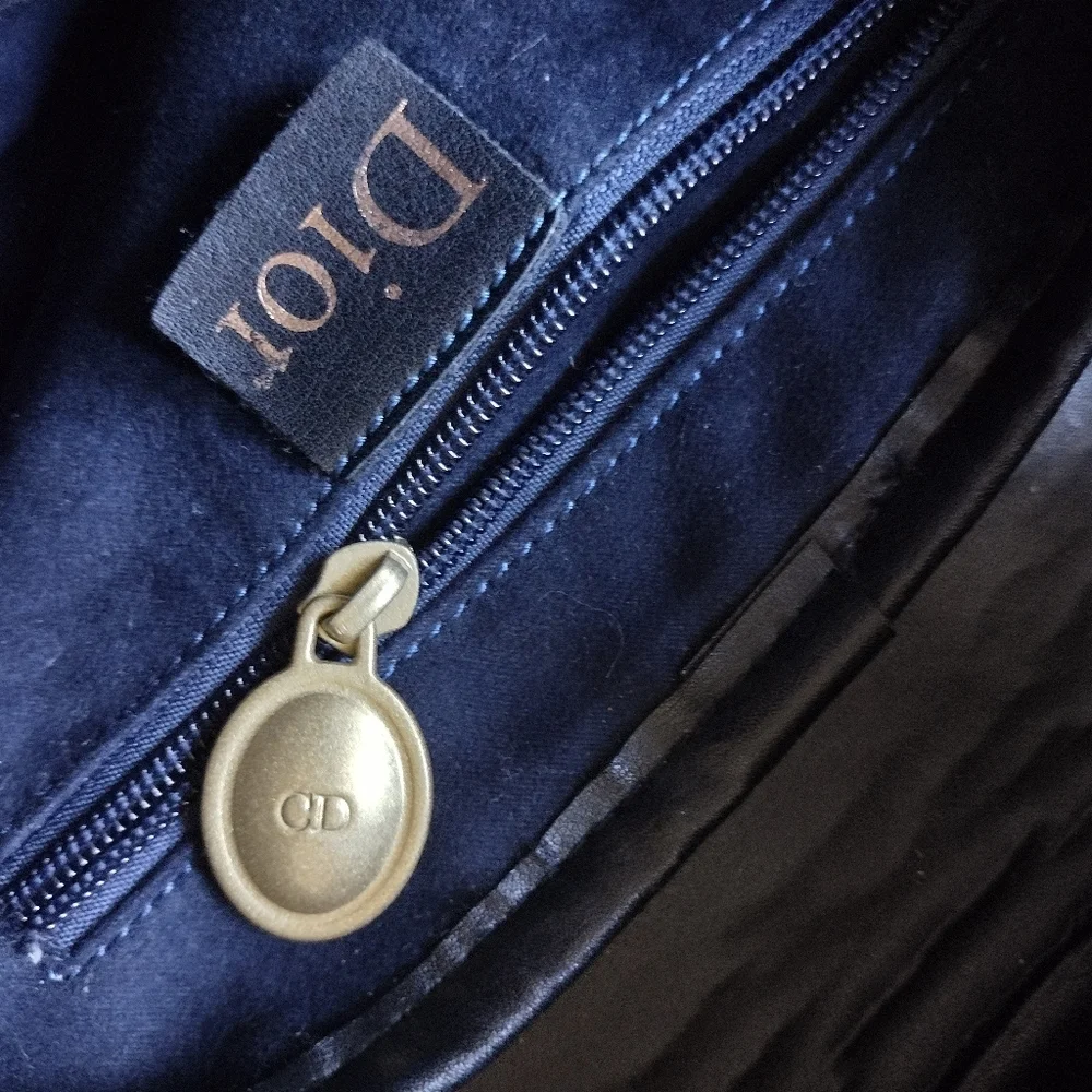 Vintage Dior Black Leather Saddle Bag - Picture 12 of 15